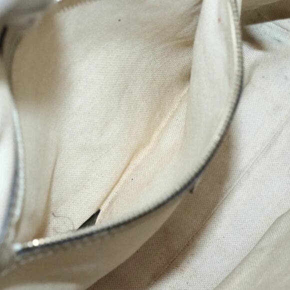 GUCCI GG Canvas Web Sherry Line Tote Bag Beige Red Green 257061 Auth BA6046 - Picture 11 of 16